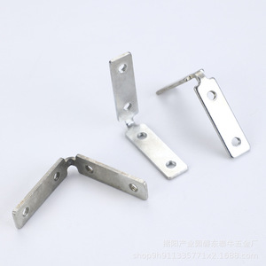 Support d'angle sans poignée en forme de L, support en acier à angle droit pour accessoires d'installation de portes et fenêtres - Product Image 3