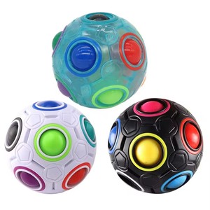 Superventas, <span class=keywords><strong>BOLA</strong></span> <span class=keywords><strong>MÁGICA</strong></span> giratoria de 12 agujeros, rompecabezas para aliviar el estrés, <span class=keywords><strong>Bola</strong></span> de arcoíris, juguete para niños - Product Image 3