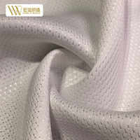 Tissu en polyester respirant et imperméable à 3 couches avec maille warp pour la doublure des chaussures de sport d'extérieur, OEM ODM, stock disponible