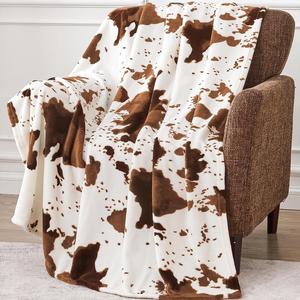 Beige <b>Black</b> Leopard Print Pink Flannel Blanket <b>Throw</b> Blanket Nap Blanket Machine Washable Fade Resistant <b>for</b> <b>Bed</b> Sofa Couch YH-M - Product Image 6