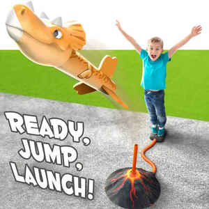 Fusée à Air Dinosaure pour Enfants Lanceur de Pompe à Pied Air Pressé Stomp Soaring Foam Rocket Jouets Jeux de Sport de Plein Air Jouet Cadeau pour Enfants - Product Image 6