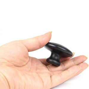 Batu Pijat Bentuk Jamur, Batu Basalt Lava Alami, Alat Gua Sha untuk Terapi Pijat Spa Esensial - Product Image 2