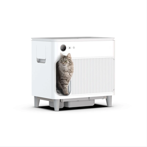 Automatische selbst reinigende Katzen toilette mit Geruchs reinigungs system Easy Smart APP Control Korridor Wurfs ammlung Schöne Toilette - Product Image 5