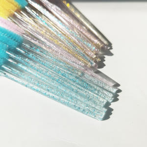 Usa e getta di Plastica Mini Silicone Bacchetta Mascara Spazzole Per Strumenti di Estensione Del Ciglio Della Sferza Dell'occhio Accessori - Product Image 3