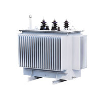 Transformador de Potencia Trifásico Sumergido en Aceite Hongda S9-100-160 de 100KVA, ONAN Dyn11, Voltaje de Entrada Personalizado, Bobinado 100% de Aluminio