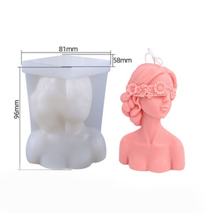 B11เทียนสำหรับเด็กผู้หญิงเทียนพร้อมแม่พิมพ์ซิลิโคน - Product Image 6