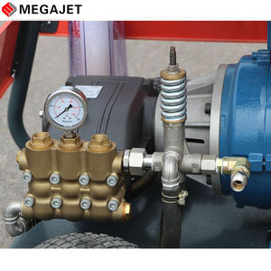 Hidrolavadora <span class=keywords><strong>Industrial</strong></span> de 22L/min, Equipo de Hidrojet de 500 bar, Lavadora de Alta Presión de Alto Flujo de 22L/min para Eliminar Grafitis - Product Image 5