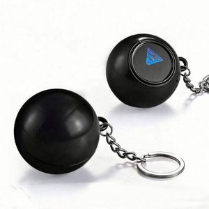 Promotional Toy Magic 8 Ball Keychain Custom Decision Maker Mystic Answer Ball Mini Prophecy Ball Key Chain - Product Image 1