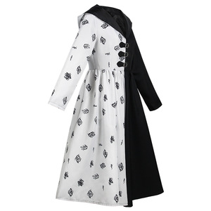 Costume de Reine <span class=keywords><strong>Cruella</strong></span> pour femme adulte, 101 chiens, robe de cosplay, DISN-001 - Product Image 3