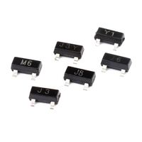 100 pièces S8050 SS8550/2N4401 imprimé J3Y NPN Transistor de puissance SMT Transistor paquet SOT23