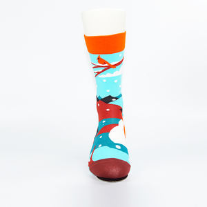 Nouveauté drôle coton équipage vacances chaussettes colorées père noël à motifs robe chaussettes pour femmes et hommes idée cadeau <span class=keywords><strong>de</strong></span> noël - Product Image 2