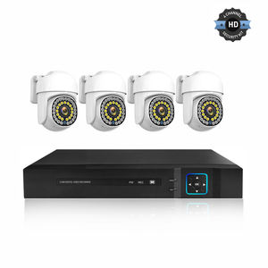 Kit NVR WiFi 4 canaux 2MP, système de caméra de sécurité domestique sans fil intelligent, audio bidirectionnel, PTZ, capteur CMOS extérieur, indice de protection IP66, H.265, Cloud - Product Image 1