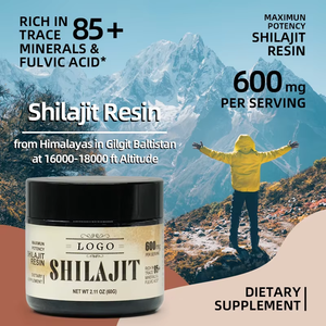 Resina de Shilajit con LOGO OEM, 500mg en Polvo, Suplemento Dietético Natural del Himalaya para el Apoyo Inmunológico, Cerebral, Energético y de Salud Intestinal - Product Image 3