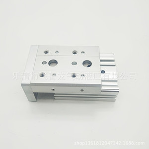 Guide linéaire série Mxs, corps en aluminium, type piston pneumatique, taille standard - Product Image 4