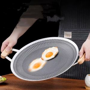 Plancha de barbecue pliable en acier inoxydable, plaque de cuisson épaisse pour le camping en plein air - Product Image 4