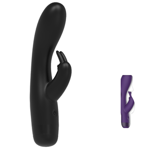 Drop Shipping Best Seller Coelho Orelha Vibração Vara Dildo Display <span class=keywords><strong>Digital</strong></span> Brinquedos Sexuais da Mulher - Product Image 4