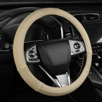 Harga Grosir Sarung Setir Kulit Mewah 4-Spoke untuk Mobil Mazda Populer Ukuran 15 Inch
