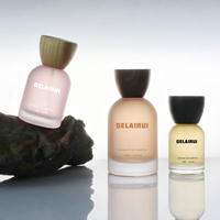 30ml 50ml 100ml Maßgefertigte Matte Farbige Glasparfümflaschen von Xuzhou Glas Hersteller