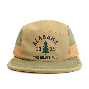 Casquette de camping 5 panneaux unisexe légère réglable séchage rapide respirante pour activités de plein air, chapeau décontracté imperméable pour adultes - Product Image 3