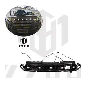 Rejilla Delantera Central Mejorada para Land Rover Defender 2020+ Estilo OCTA con Luces LED, Versión de Luz Automática de Baja a Alta Intensidad - Product Image 4