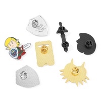 Dessin animé alliage Pikachu amis mignon Anime Badge unisexe enfants broche broches mettant en vedette Bulbasaur Charmander écureuil cadeau fête