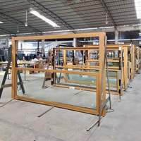 Ventana Americana Ajustable de Doble Vidrio con Aislamiento Térmico, de Aluminio, con Certificación NFRC, de Doble Panel y Bajo Consumo Energético