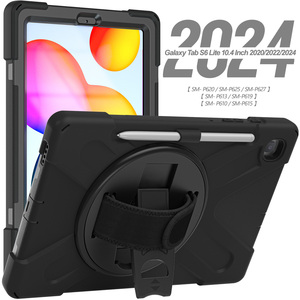 Heavy Duty Armor Rugged Tablet Case para Samsung <span class=keywords><strong>Galaxy</strong></span> <span class=keywords><strong>Tab</strong></span> <span class=keywords><strong>S6</strong></span> <span class=keywords><strong>Lite</strong></span> 10,4 P613/P619/ P620 con portalápices Correa de mano - Product Image 5