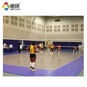 Tapis synthétique de volleyball imbriqués, tapis de volley-ball de taille standard, sur sol court