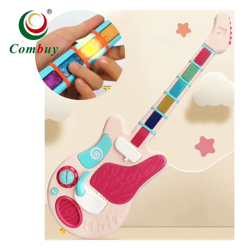 Rock music toy multifunction induction 3+ electric kids guitar