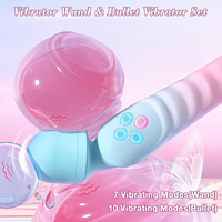 Beheizter Silikon-Vibrator für G-Punkt & Klitoris mit Doppelstimulation, Massagegerät, Erwachsenen-Sexspielzeug für Frauen