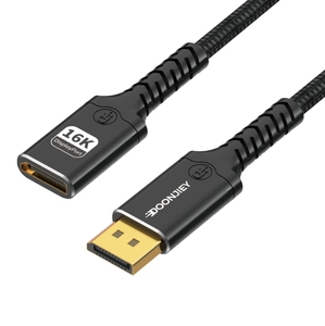 <span class=keywords><strong>Cable</strong></span> <span class=keywords><strong>de</strong></span> Extensión Trenzado Chapado en Oro <span class=keywords><strong>de</strong></span> 16K para Hombre y Mujer, Alta Velocidad para Proyector, Computadora, <span class=keywords><strong>TV</strong></span>, Monitor, Laptop - Product Image 1