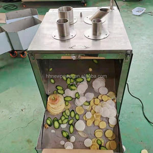 Nouvelle machine industrielle motorisée multifonctionnelle pour couper les fruits, légumes, racines et pommes de terre fraîches, trancheuse alimentaire, mangue verte - Product Image 4