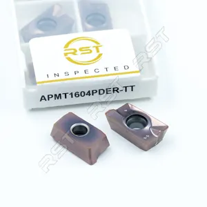 Apmt1604 Wolfraamcarbide Frezen Inzetstukken Hoge Precisie Cnc Voor Aluminium Metaalverwerking