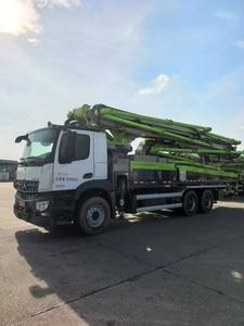 รถปั๊มคอนกรีตติดตั้งบนรถบรรทุกยี่ห้อ Zoomlion เครื่องยนต์ดีเซลและมอเตอร์ ระยะส่งคอนกรีตในแนวตั้ง 51.1 เมตร ผลผลิต 170 เมตร/ชม. - Product Image 3