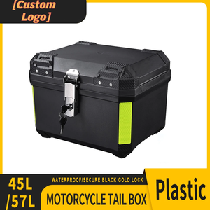Boîte arrière universelle pour moto 45L & Bagages - <span class=keywords><strong>Top</strong></span> <span class=keywords><strong>case</strong></span> étanche en ABS pour les aventures de tourisme sportif, rénovation/mise à niveau - Product Image 2