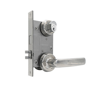 Cerradura de puerta marina de acero inoxidable de 190 mm para barco, yate, contenedor, reemplazo y reparación de puertas de barcos - Product Image 1
