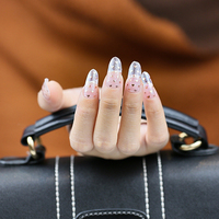 Offre Spéciale – Autocollants et Wraps 2D pour Ongles, Motif Cœur Français, Imperméables, de la Fabrique Shanghai Huizi – Gel Nail Art Tendance