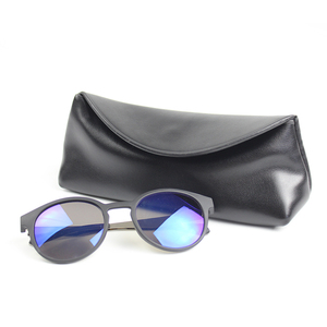 Da tùy chỉnh phụ kiện sang trọng tổ chức giấy cho kính hiển thị đứng Hộp bao bì Kính mắt Túi Kính mát trường hợp - Product Image 2