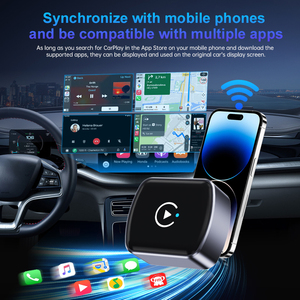 อะแดปเตอร์ Fuallwin 5G WiFi เชื่อมต่ออัตโนมัติ <span class=keywords><strong>Mini</strong></span> CarPlay Dongle 2 in 1 รองรับ Wireless CarPlay และ Android Auto สำหรับรถยนต์มากกว่า 1000 รุ่น - Product Image 3