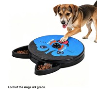 Tabla rascadora 3 en 1 para uñas de perros al por mayor, dispensador de golosinas, comedero lento, rompecabezas para afilar patas, entretenimiento, suministros para perros