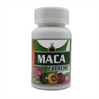 Capsules d'extrait de racine de Maca noire très vendues, complément alimentaire à base de plantes, certifié GMP, fabricant d'usine