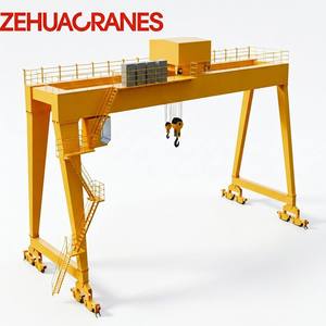Grue portique à double poutre ZEHUA 5T-100T, grue portique extérieure montée sur rail, certifiée CE BV ISO, pour port, chantier, usine sidérurgique, pièces lourdes - Product Image 4