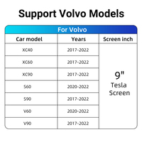 Módulo Inalámbrico CarPlay Rhythm con Navegación GPS y Soporte para Android Auto para Volvo XC40 XC60 XC90 2017-2022