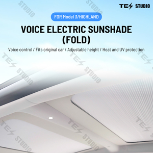 Parasol de techo para Tesla Model 3 /3 Highland 2017-2023, parasol con Control de voz, tragaluz eléctrico plegable, parasol ciego UV - Product Image 2