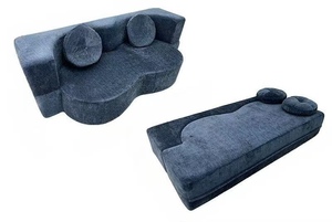 Sofá de Tela Comprimible de Diseño Italiano a Precio Económico, Sofá Comprimido para Sala de Estar, Sofá Comprimido de Dos y Tres Plazas - Product Image 6
