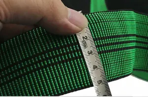 Bande élastique verte et <span class=keywords><strong>noire</strong></span> XD 5CM 7CM pour canapé, <span class=keywords><strong>ceinture</strong></span> élastique, cincha, matériau pour chaise, canapé, tissu extensible en latex, sangle pour meubles - Product Image 6