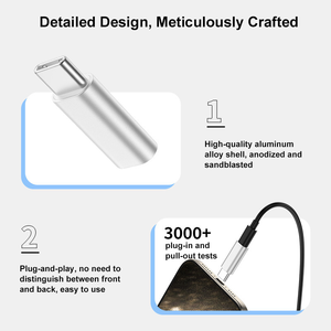 ULT-unite Brand New Portable Aluminum Alloy Lighting to <strong>USB</strong> <strong>Type</strong>-<strong>C</strong> <strong>Adapter</strong> for iPhone Laptop &amp; Mobile Phone - Product Image 2