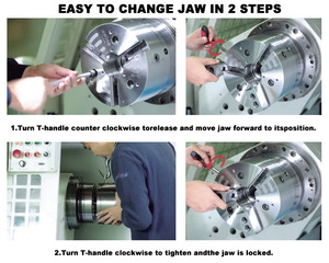 Thủy lực lớn inch ba hàm máy tiện <span class=keywords><strong>Chuck</strong></span> tự định tâm khoan <span class=keywords><strong>chuck</strong></span> CNC điện <span class=keywords><strong>Chuck</strong></span> kết nối trực tiếp với trục chính - Product Image 6