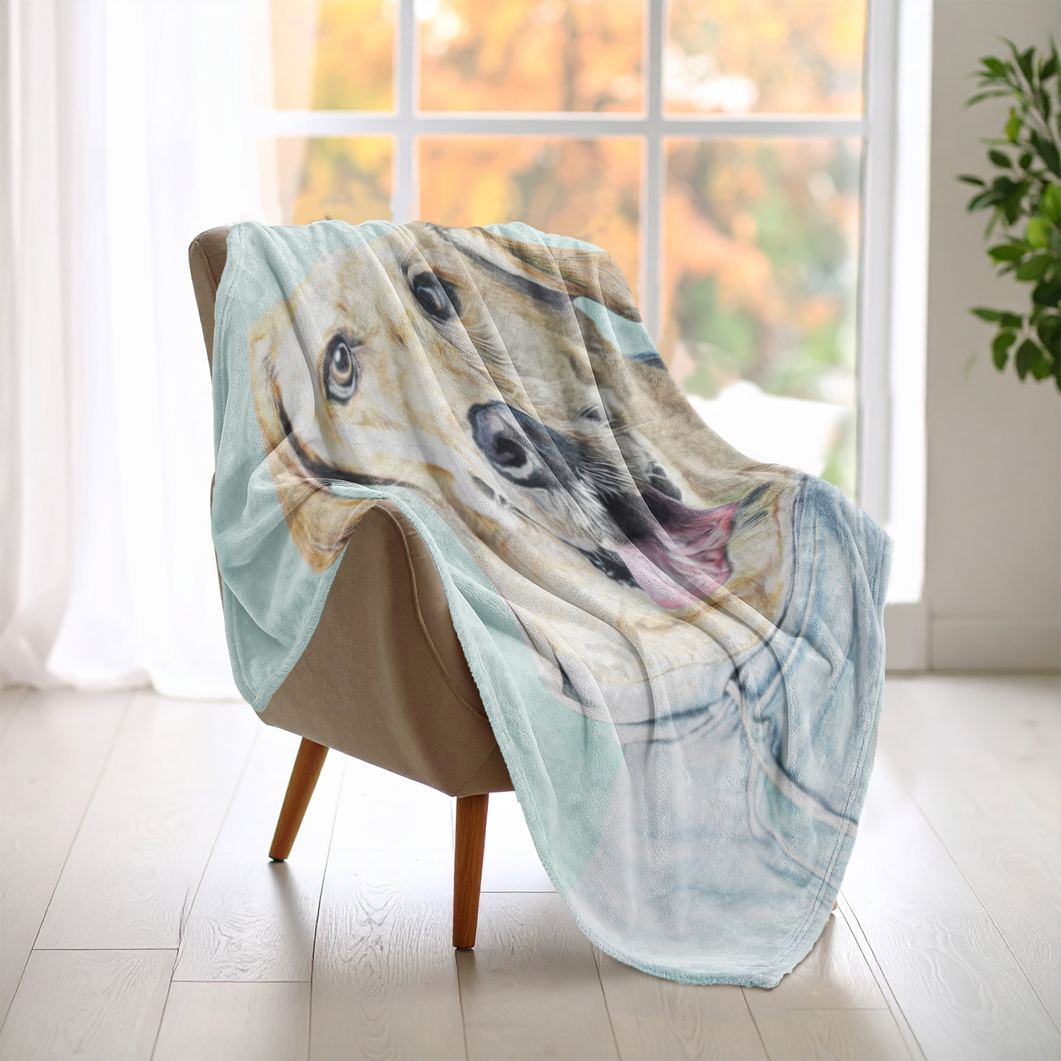 Custom Printed Flannel Fleece Blanket #Z4953
