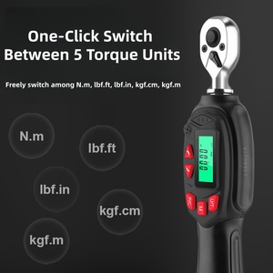 Kunci Torsi Digital Presisi Tinggi, Kepala Ratchet yang Dapat Disesuaikan, Kunci Torsi Elektronik, Torsi Dapat Diatur dalam Kg - Product Image 4